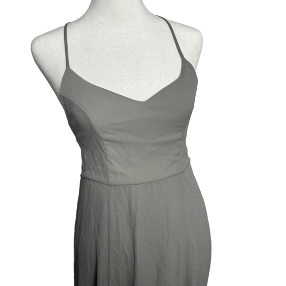 Show Me Your Mumu Godshaw Goddess Gown Dress Sage Crisp NEW - Picture 4 of 9